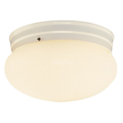 Trans Globe Lighting 3620 WH 2 Light Flush-mount in White